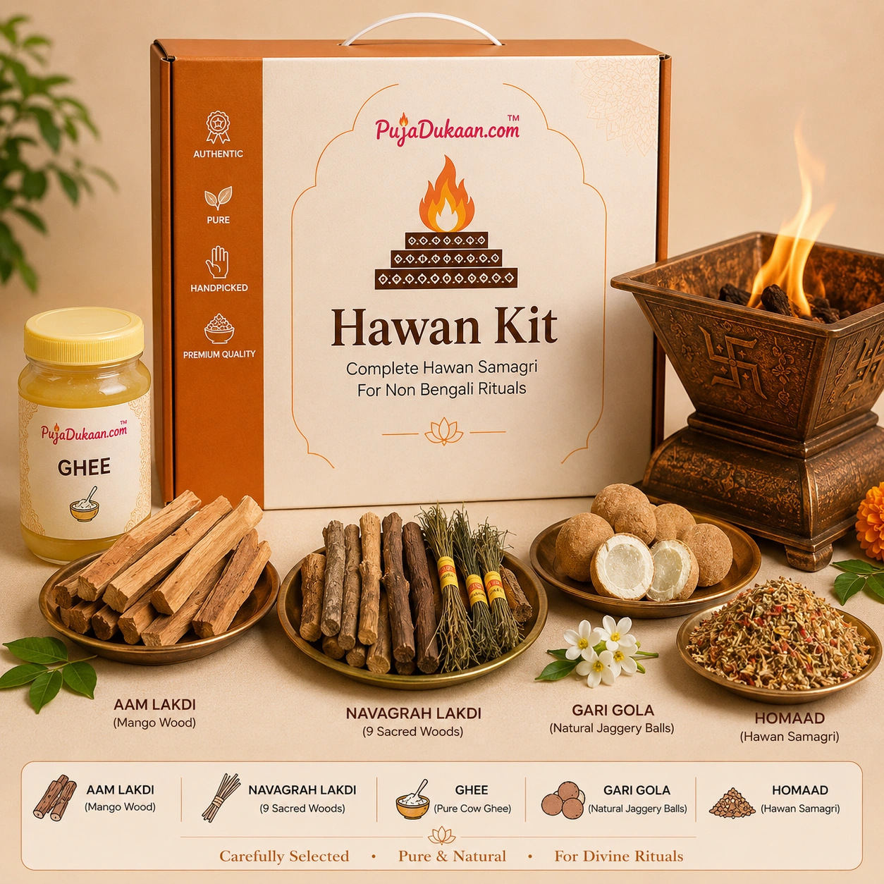 Hawan Samagri Kit (Non-Bengali)