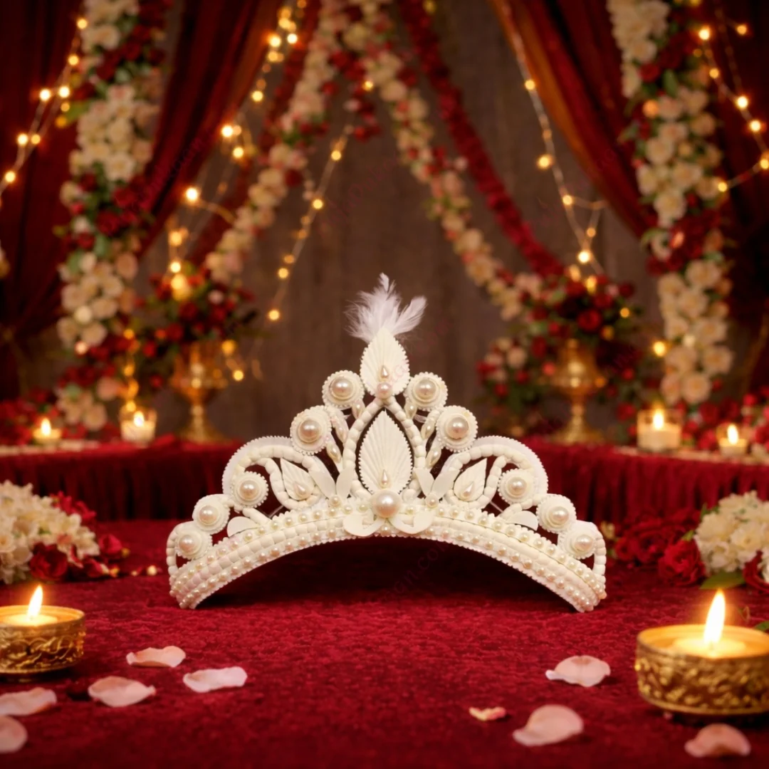 Premium Bridal Mukut (3A)