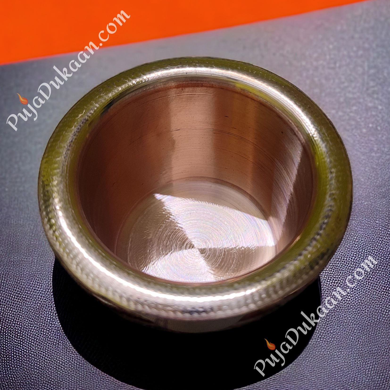 Copper Aachmani & Panch Patra (3 inches)