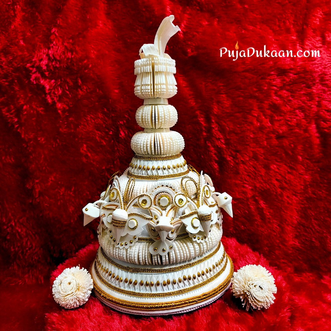Topor Mukut Set for bengali wedding, wedding topor mukut,
