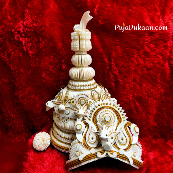 Topor Mukut Set for bengali wedding, wedding topor mukut,