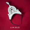 Annaprashan Mukut, Baby Blessing Mukut, Ceremony Accessories, Ceremony Mukut for Girls, Cultural Mukut, Ethnic Baby Headgear, Infant Crown, Mukut for Annaprashan, Traditional Headgear,