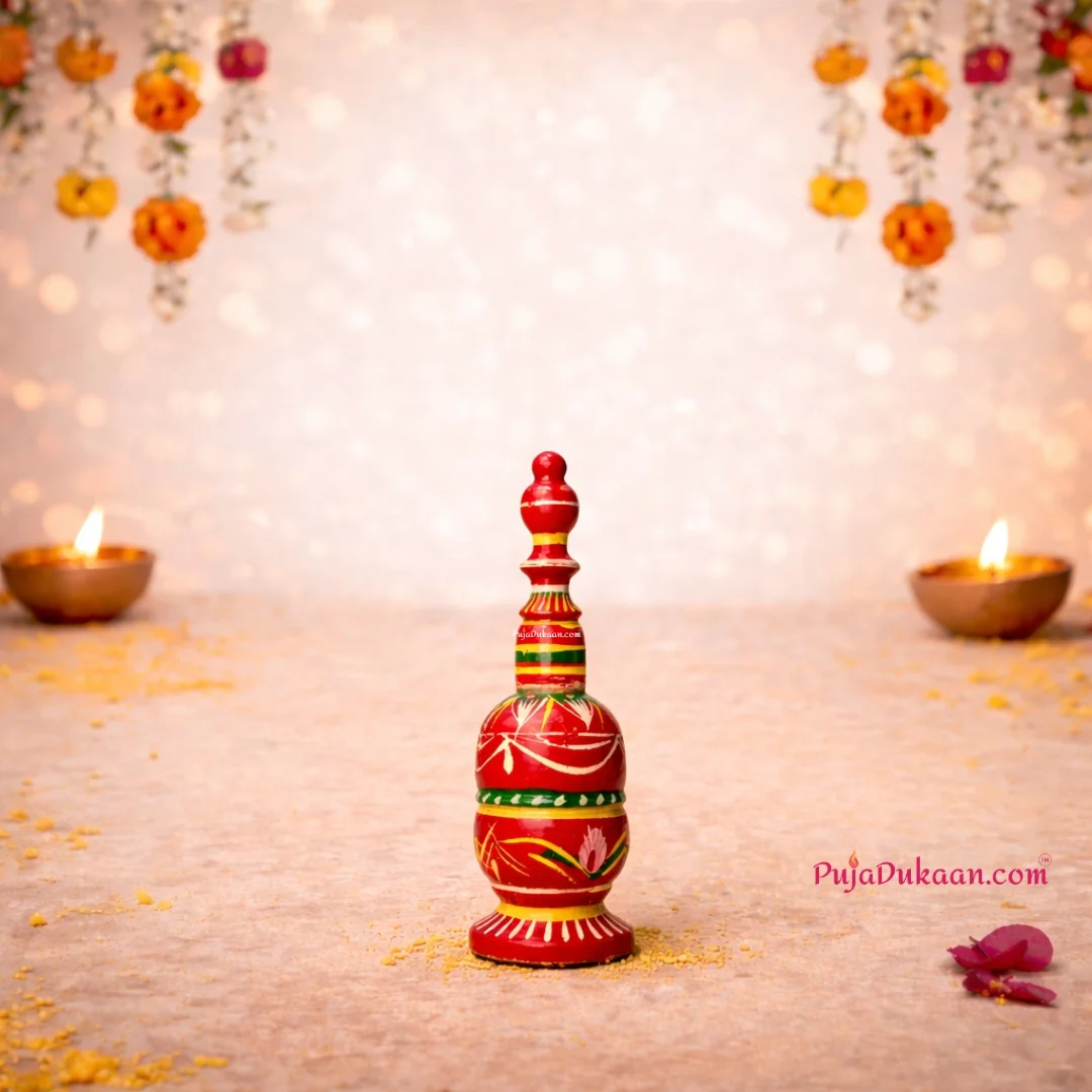 Wooden Gachkouto / Sindoor Box (Classic) Small