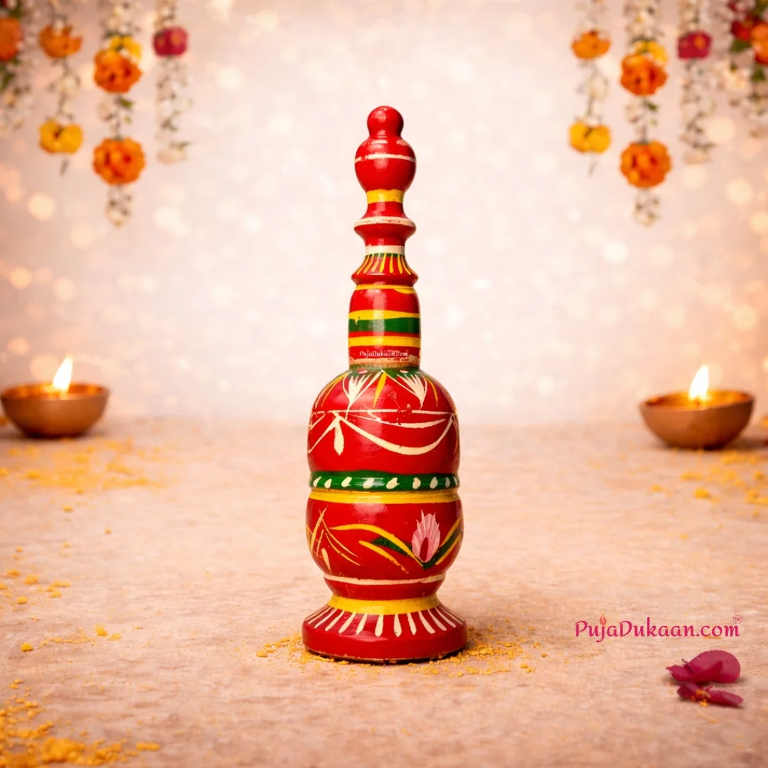 Wooden Gachkouto / Sindoor Box (Classic) Medium