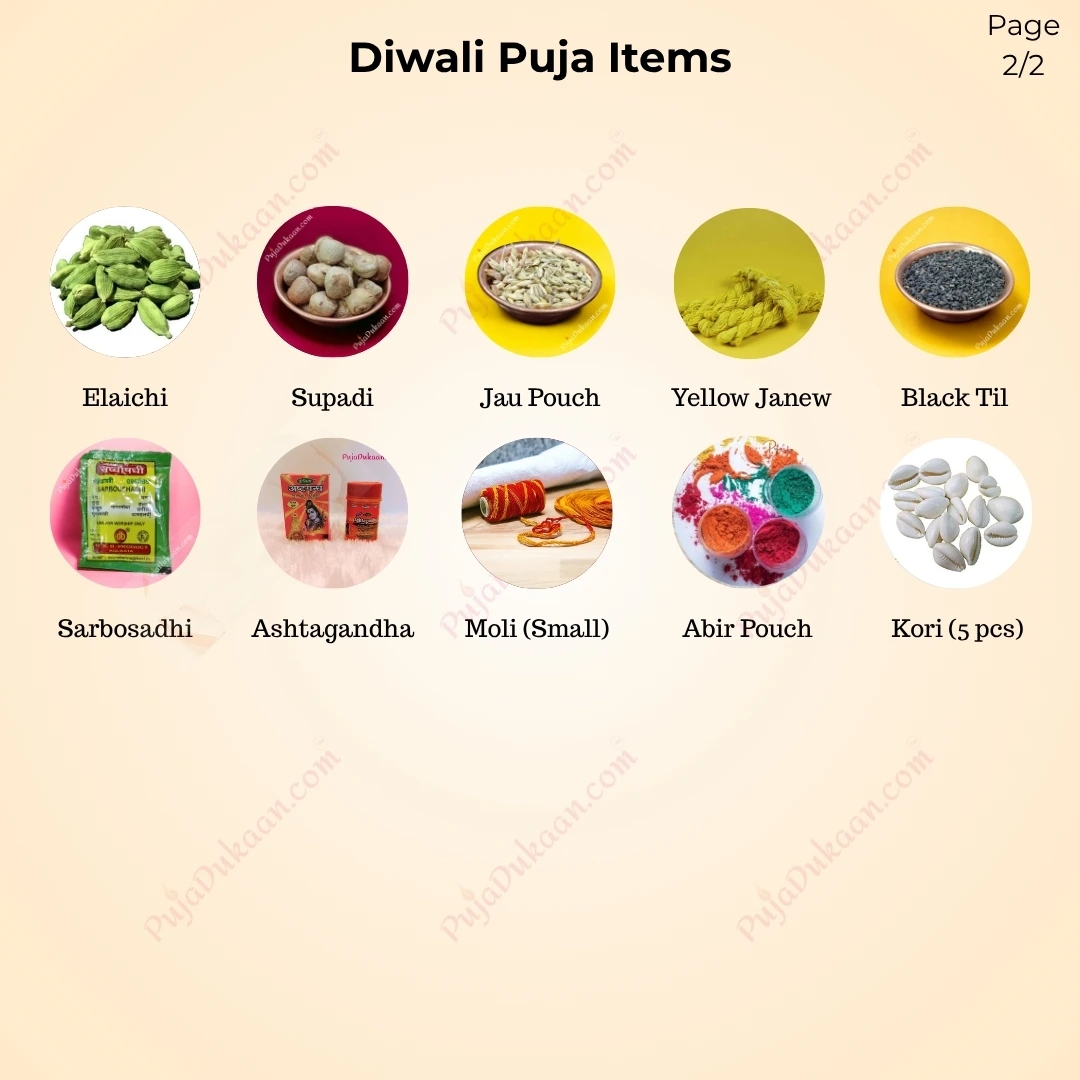 Diwali Puja Items 2