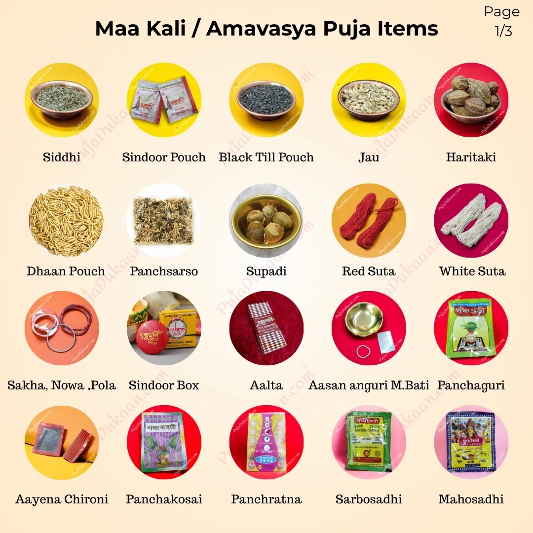 Maa Kali / Amavasya Puja Samagri Kit