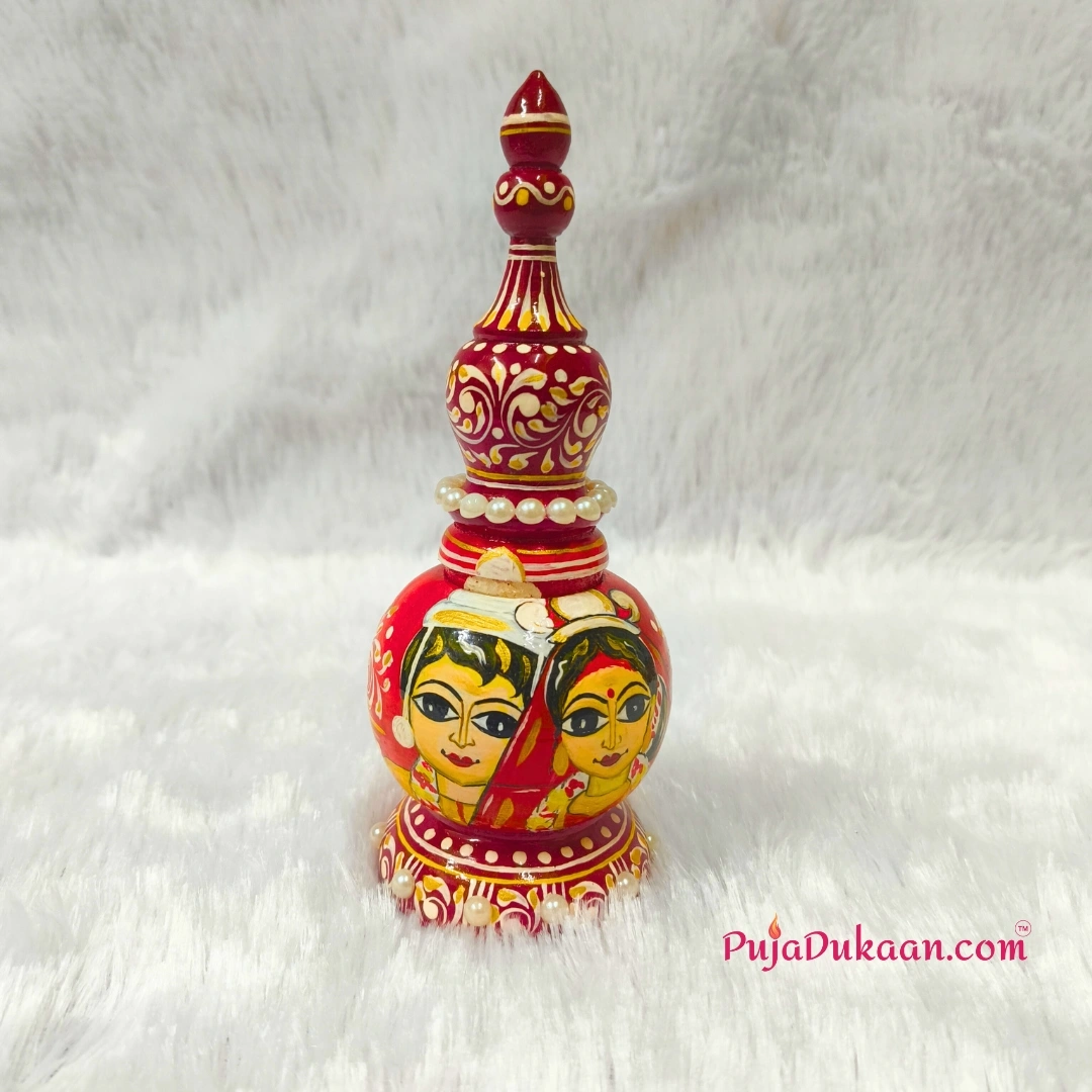 Designer Gachkouto White Pearls 7 inch (Portrait) A4