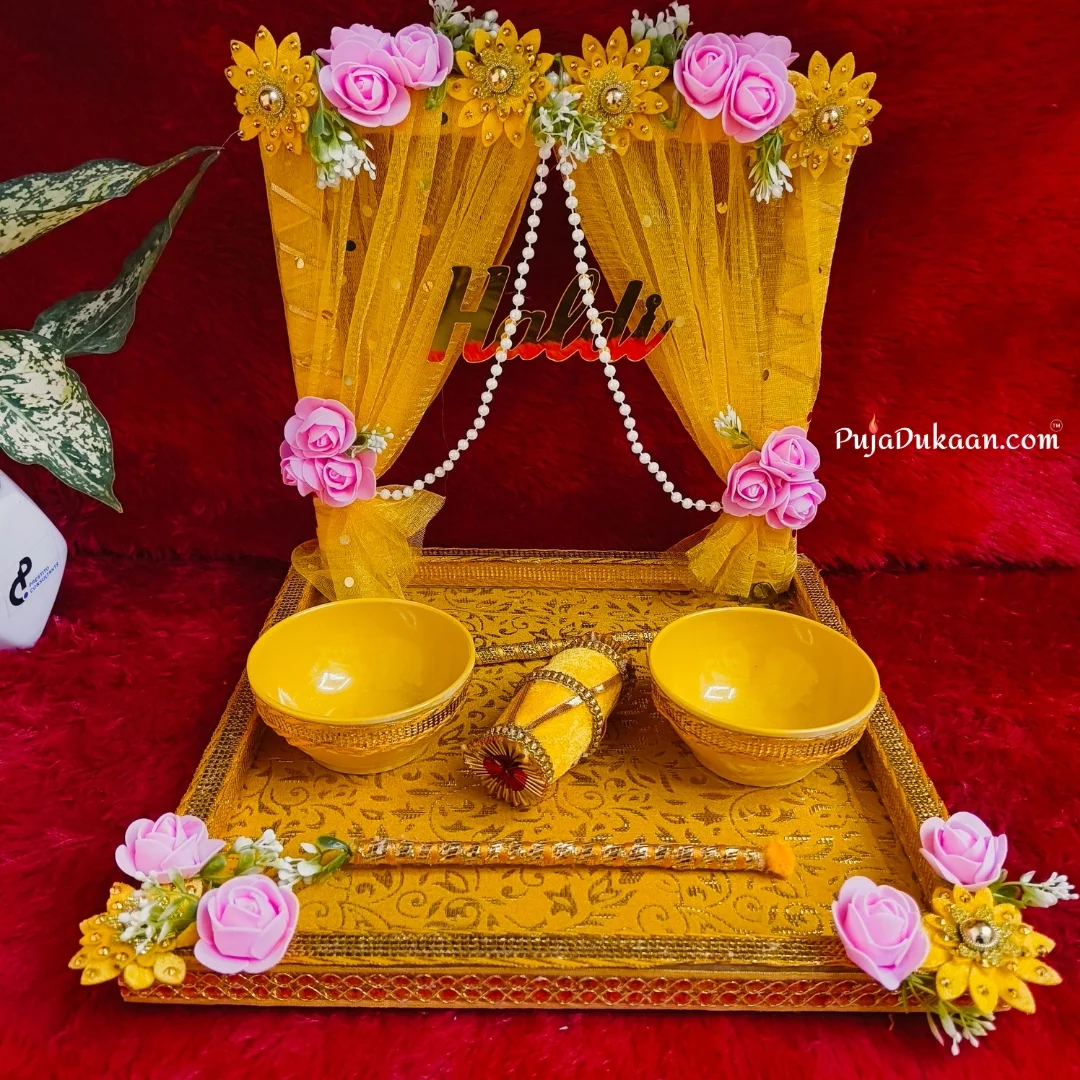 Haldi Ritual Thali Premium (H1)