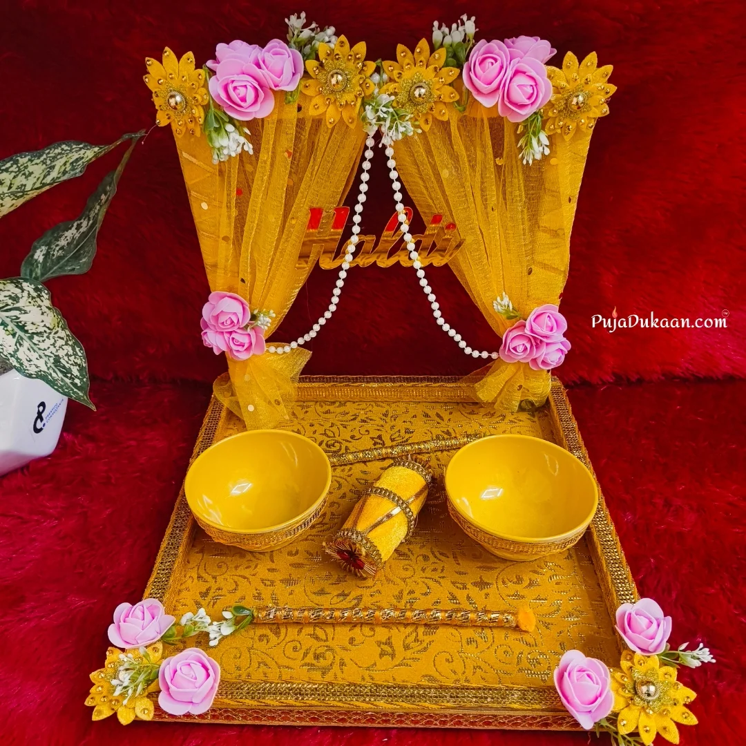 Haldi Ritual Thali Premium (H1)