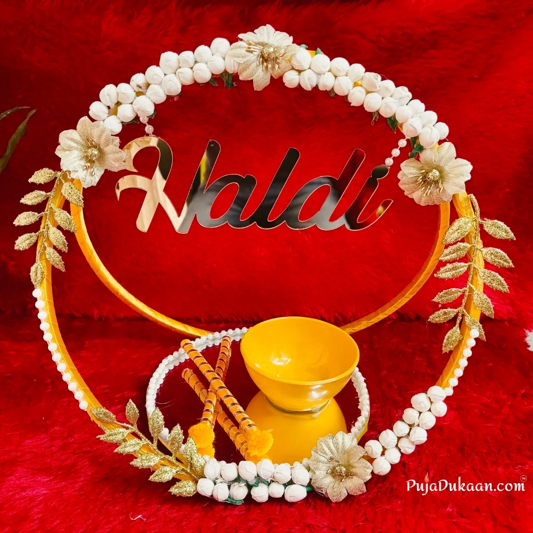 Haldi Ritual Thali Premium (H2)