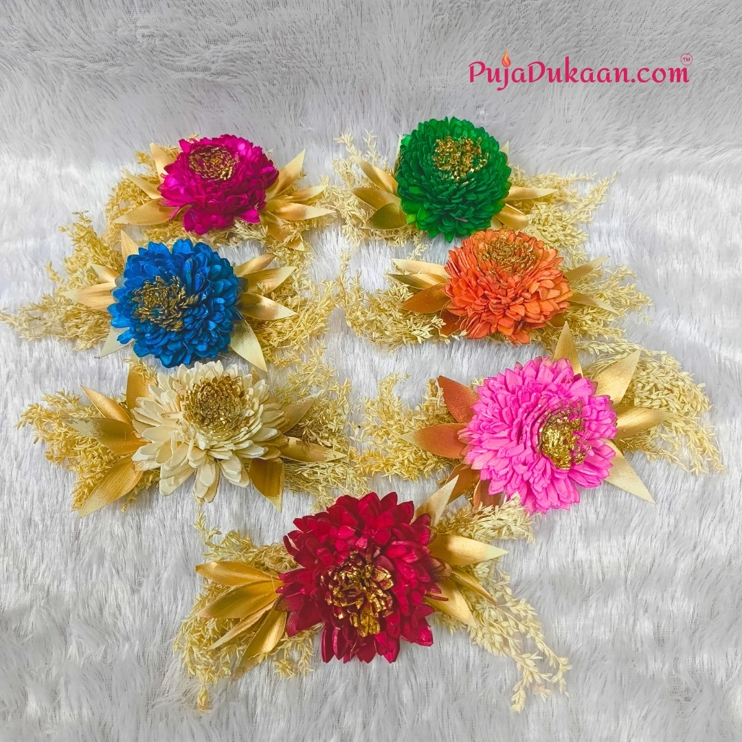 Tatta Decoration Colourful Flower Pack of (10pcs)