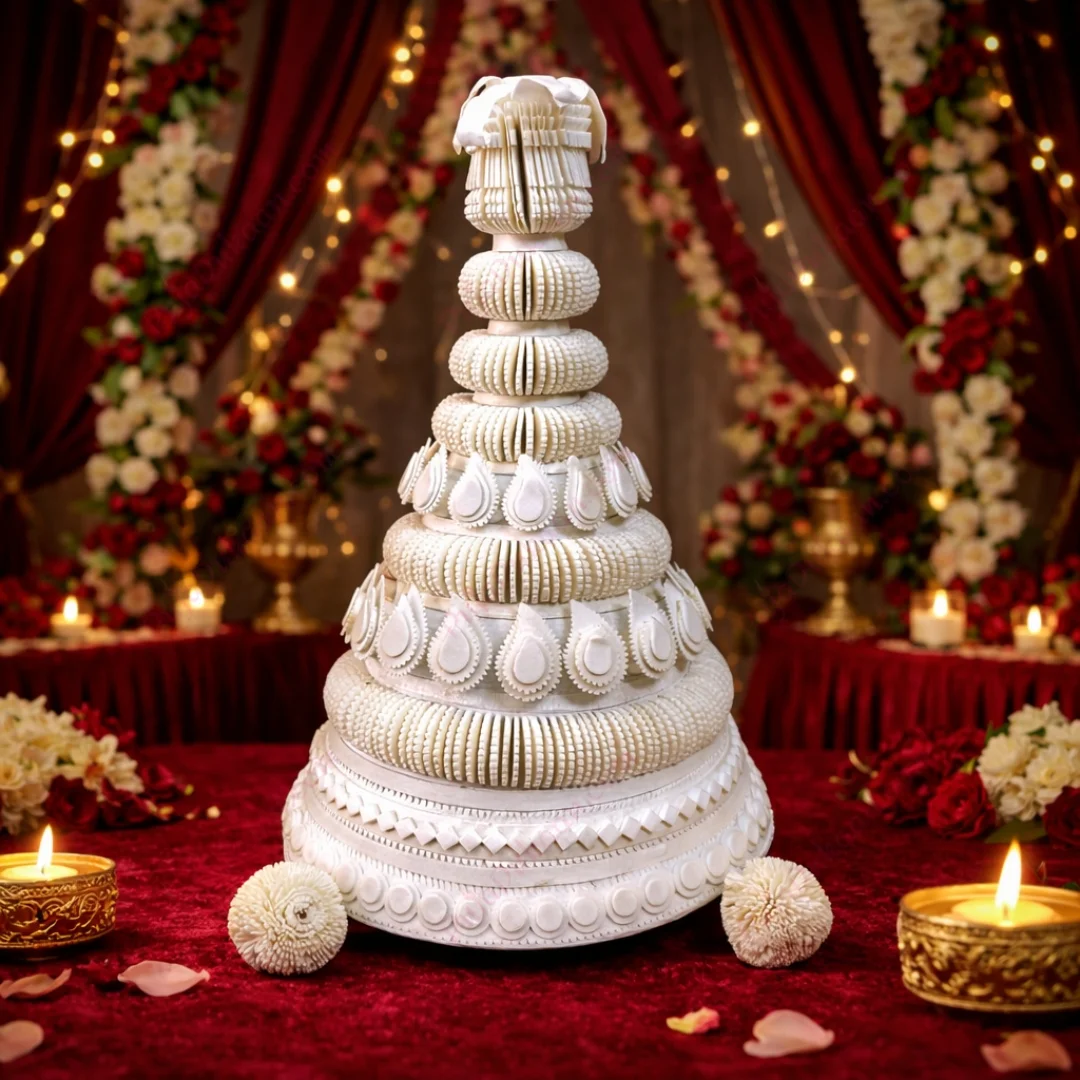 Topor For Bengali Wedding (Premium White NB)