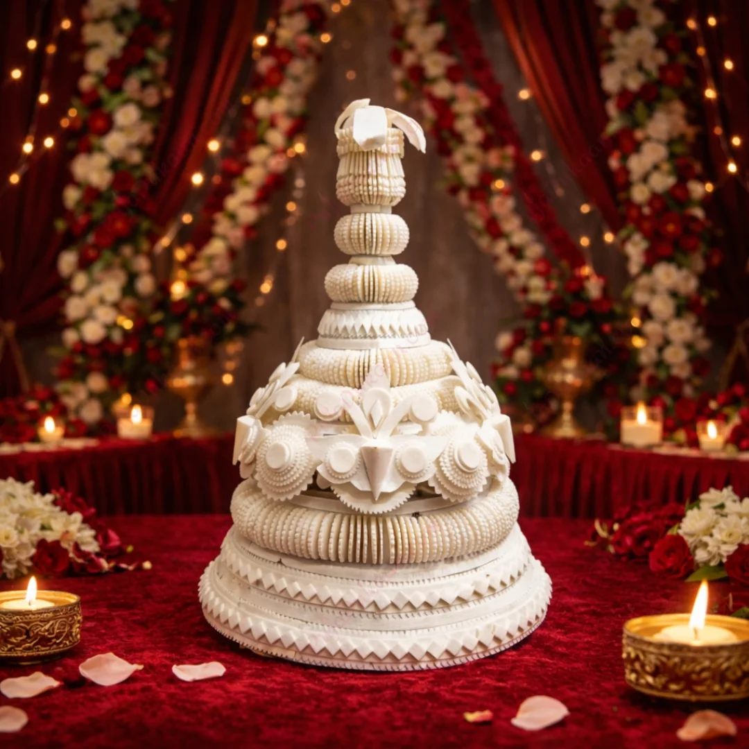 Topor For Bengali Wedding (Premium White)